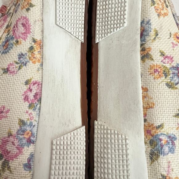 LoveShackFancy x Superga Sneaker In Morning Surf Floral Print Size 39.5 - Picture 11 of 14